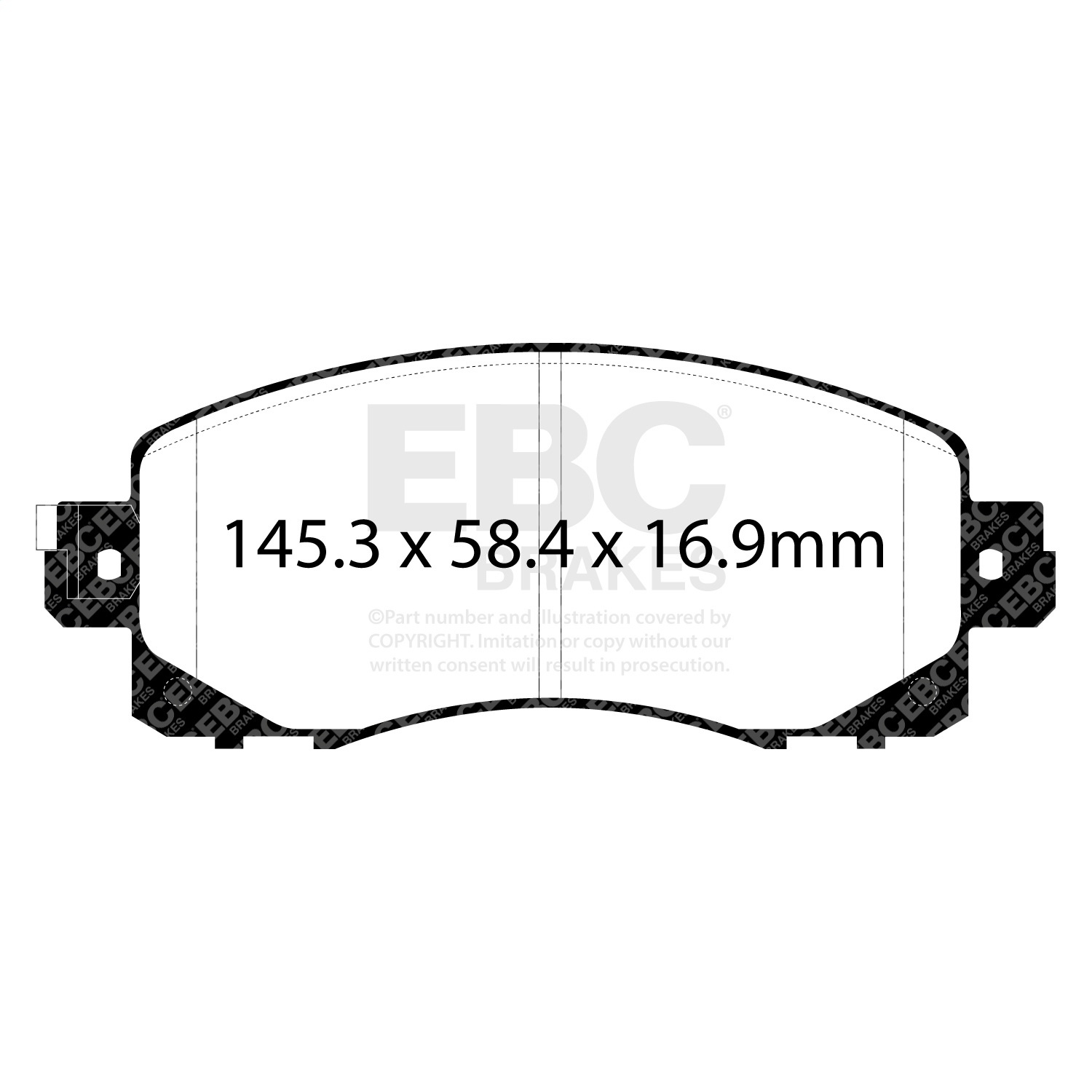 DP82330RPX Front Aramid Fiber Brake Pad Set