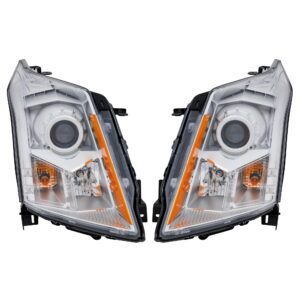 Driver and Passenger Side Halogen Headlight, With bulb(s), Except Models with HID Headlight, OE Replacement, Sport Utility