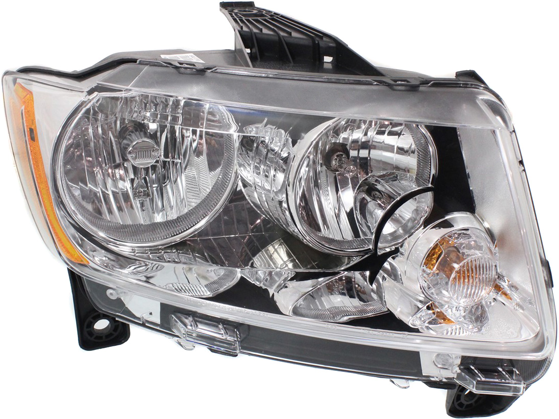 Driver and Passenger Side Halogen Headlights, With bulb, Laredo/Laredo E/Laredo X Models