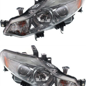 Driver and Passenger Side Halogen Headlights, With Bulbs