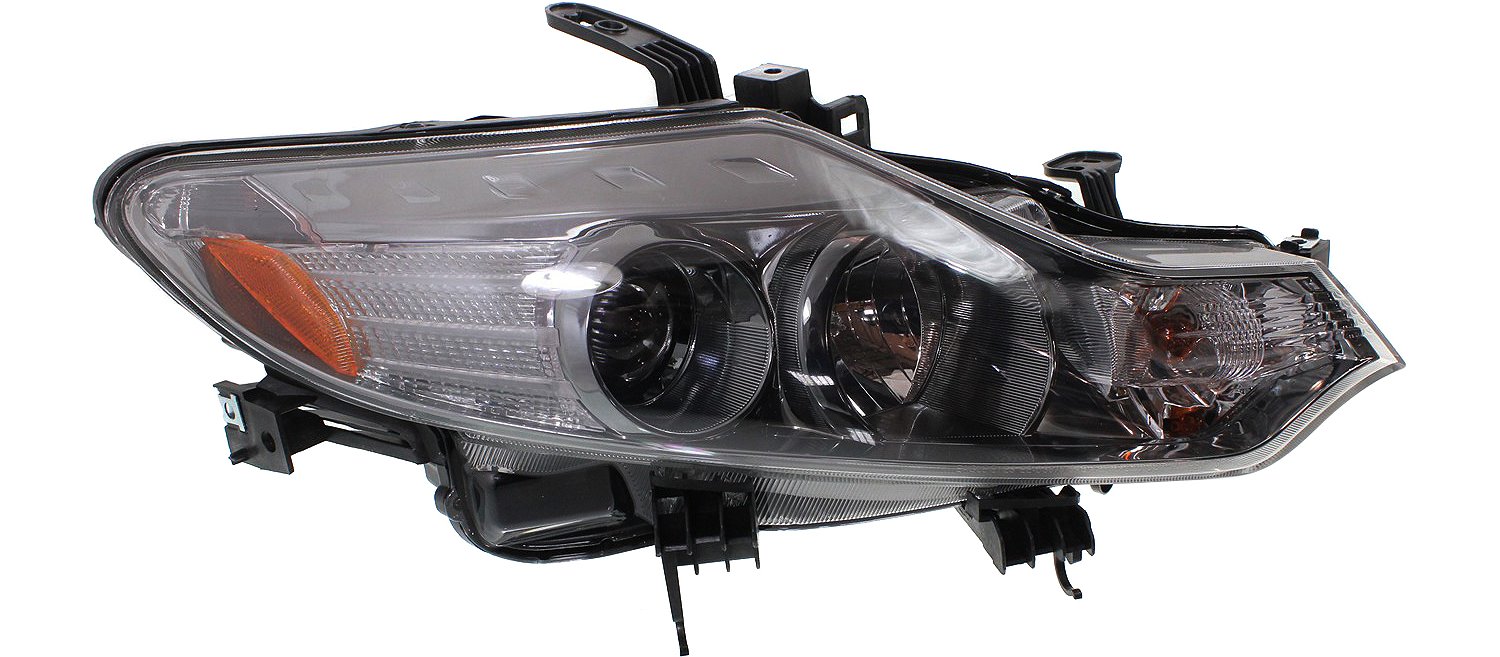 Driver and Passenger Side Halogen Headlights, With Bulbs