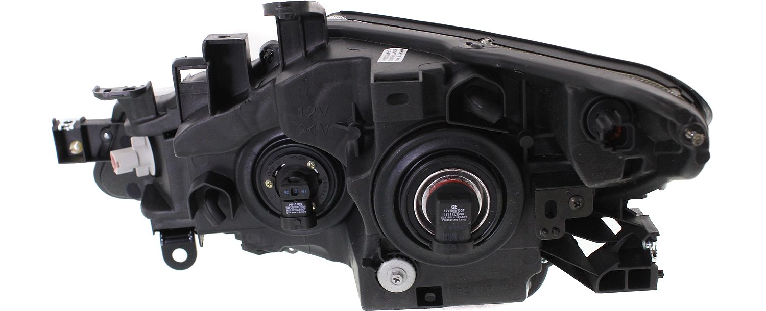 Driver and Passenger Side Halogen Headlights, With Bulbs