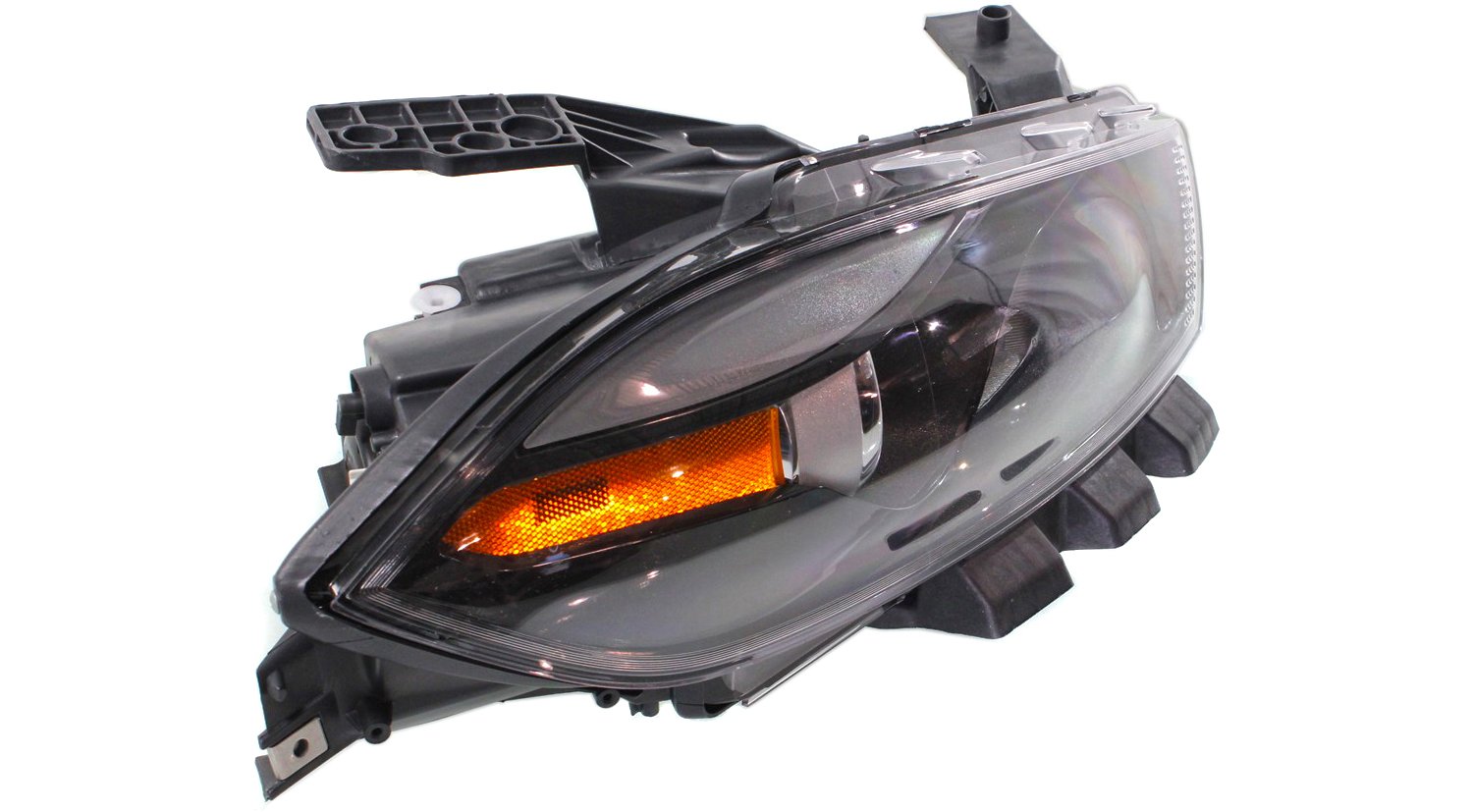 Driver and Passenger Side Halogen Headlights, with Bulbs, Black Interior