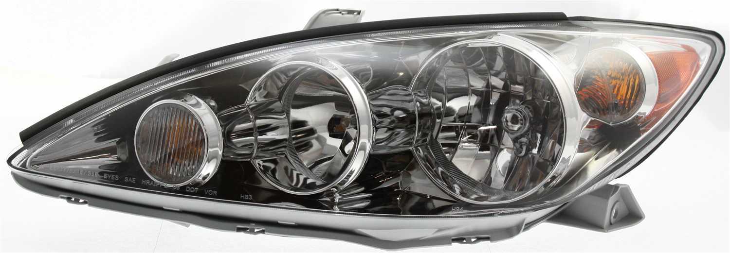 Driver and Passenger Side Headlights, with Bulb(s), Halogen, LE/XLE Models, USA Built Vehicle