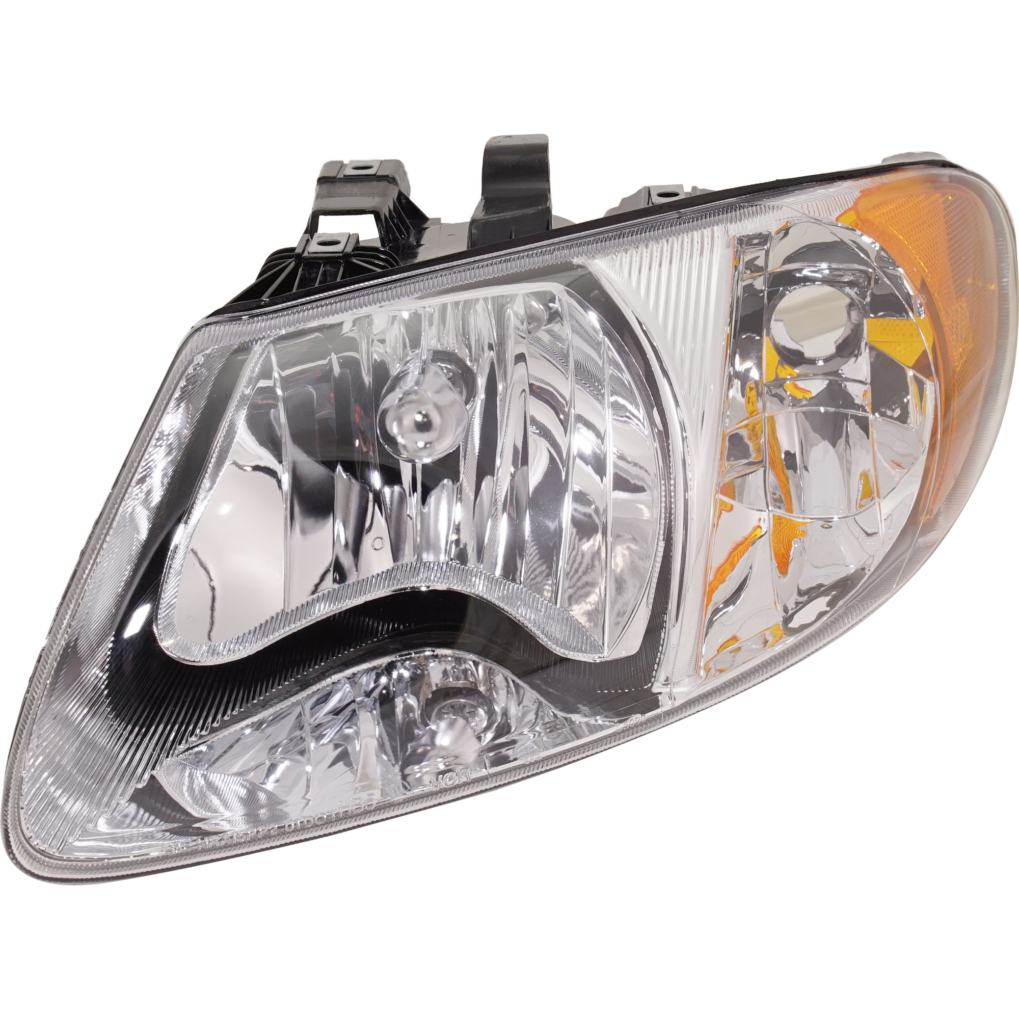 Driver and Passenger Side Headlights, with Bulbs, Halogen, 113.3 in. Short Wheelbase, without turn signal light Bulbs