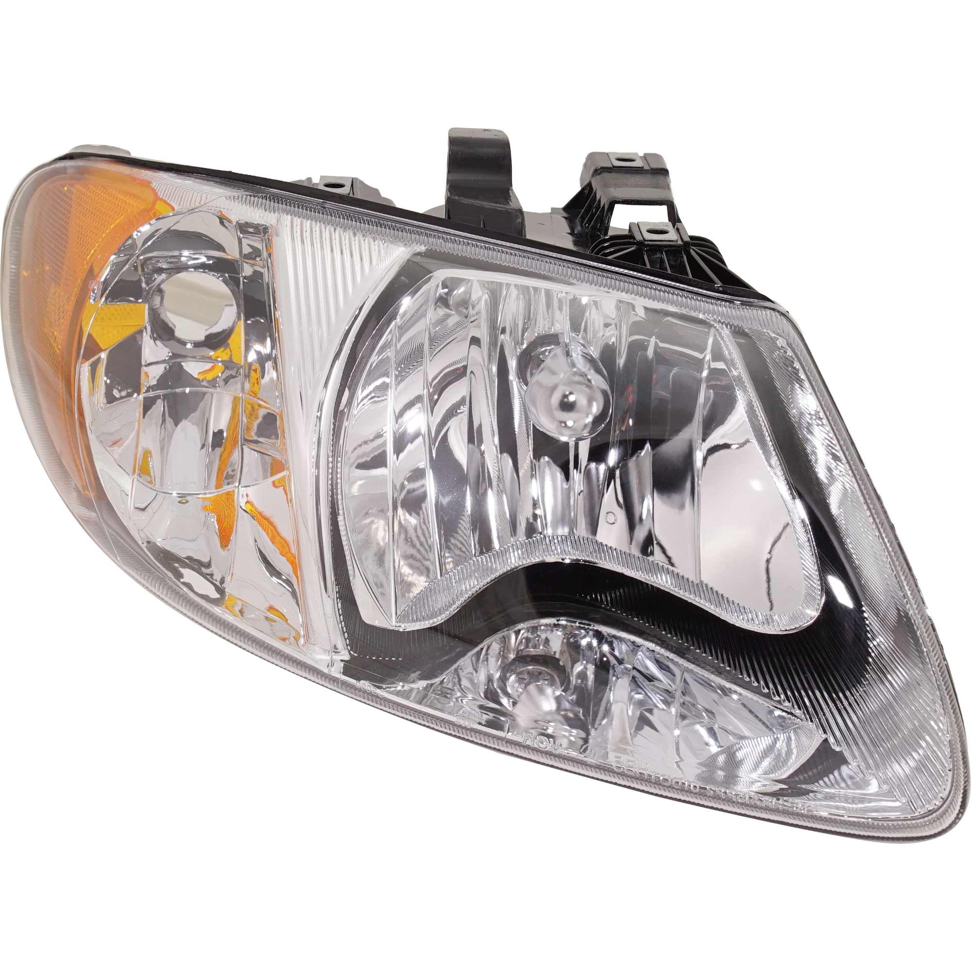 Driver and Passenger Side Headlights, with Bulbs, Halogen, 113.3 in. Short Wheelbase, without turn signal light Bulbs