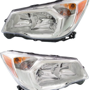 Driver and Passenger Side Headlights, with Bulbs, Halogen, 2.5L Models, with wiring harness, CAPA Certified