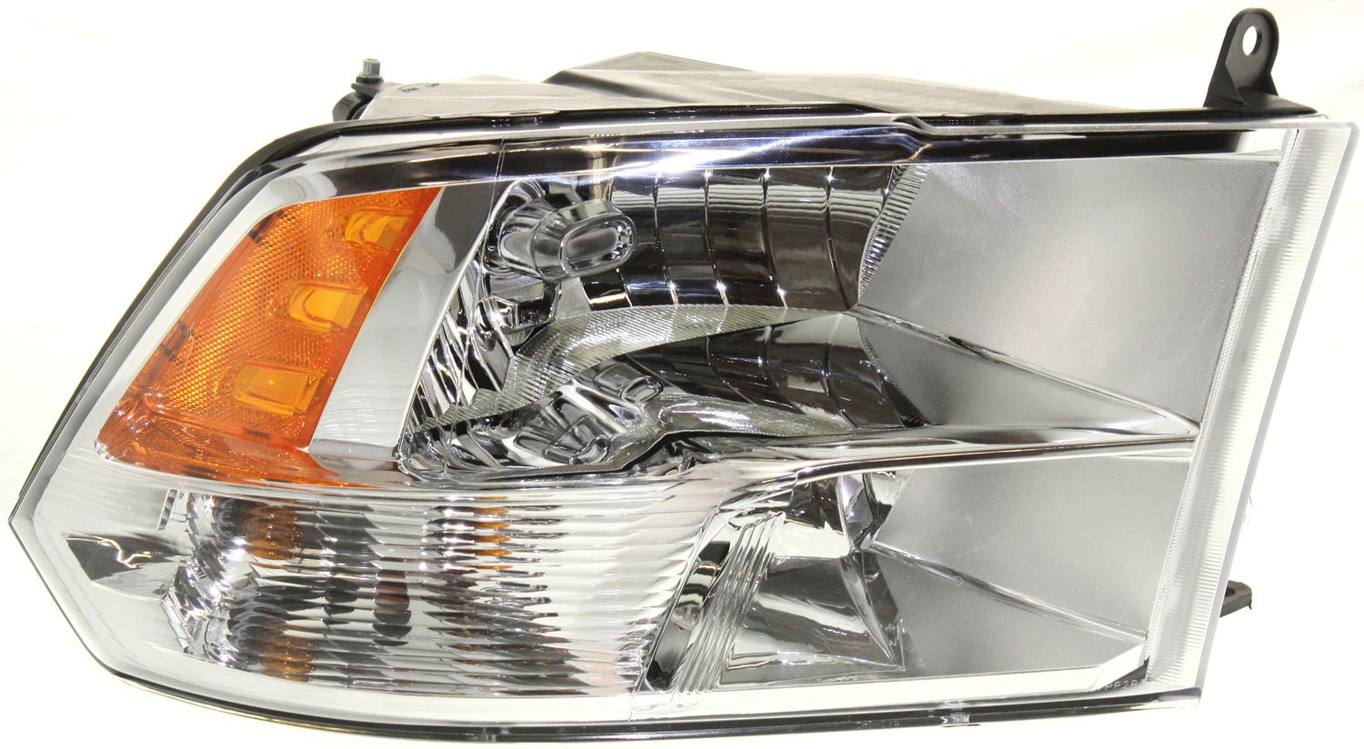 Driver and Passenger Side Headlights, with Bulbs, Halogen, For Models with Quad Lights, Dual beam Headlights