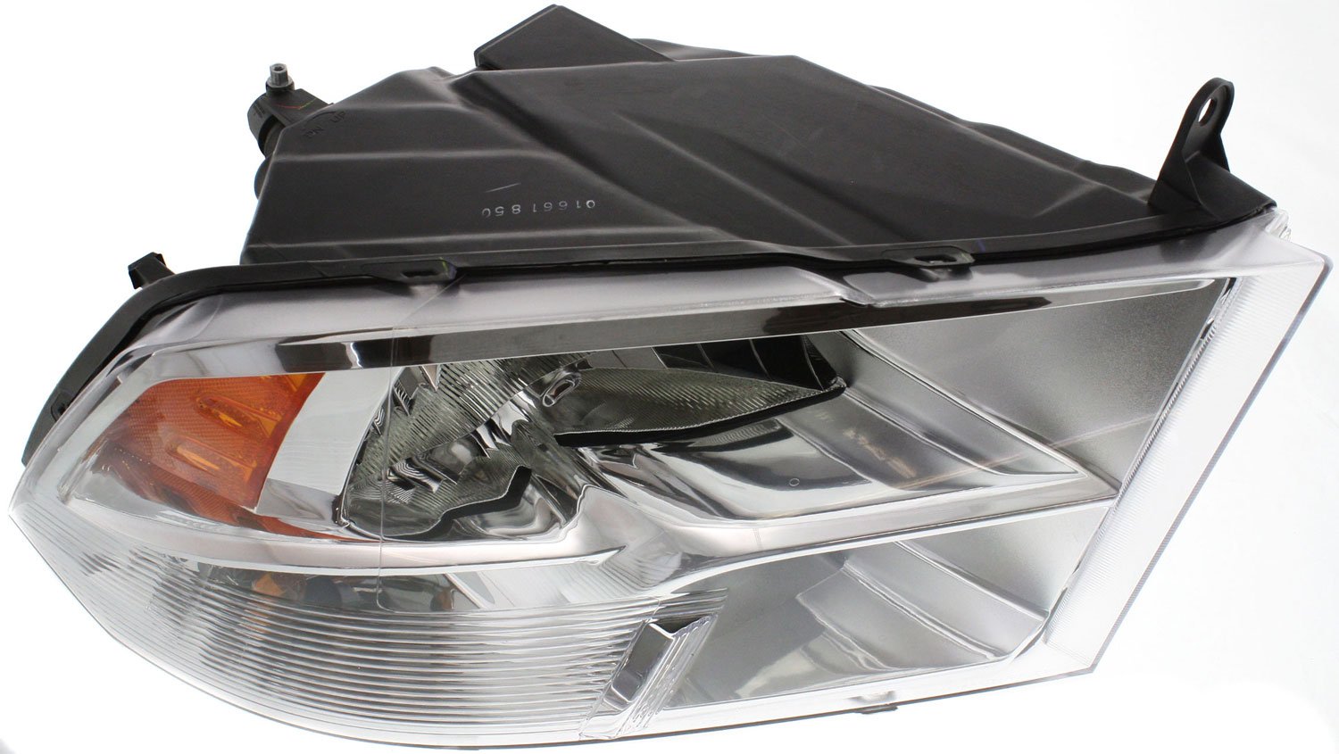 Driver and Passenger Side Headlights, with Bulbs, Halogen, For Models with Quad Lights, Dual beam Headlights