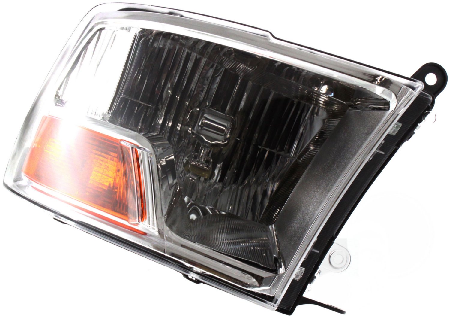 Driver and Passenger Side Headlights, with Bulbs, Halogen, For Models without Quad Lights, Single beam Headlights