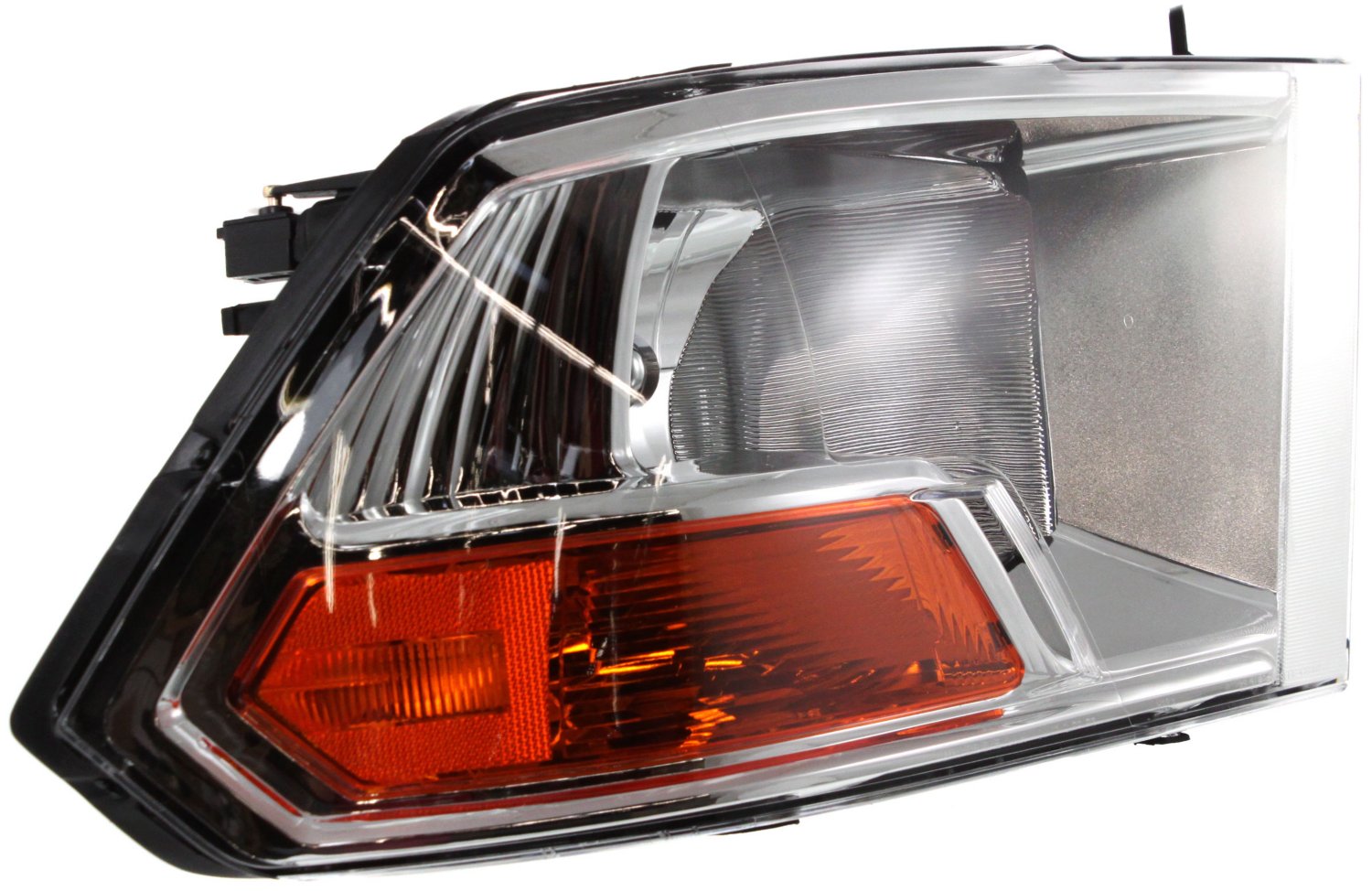 Driver and Passenger Side Headlights, with Bulbs, Halogen, For Models without Quad Lights, Single beam Headlights