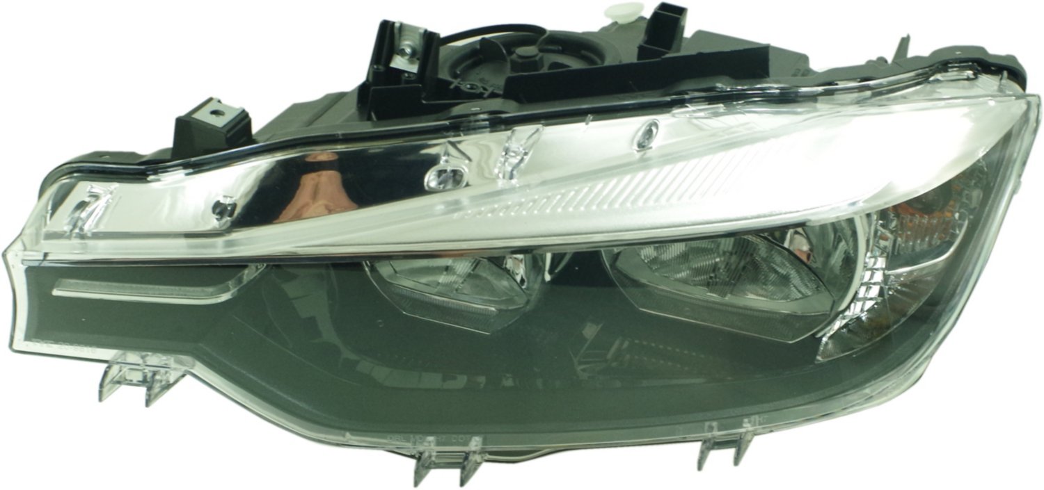 Driver and Passenger Side Headlights, with Bulbs, Halogen, For Models without HID Option