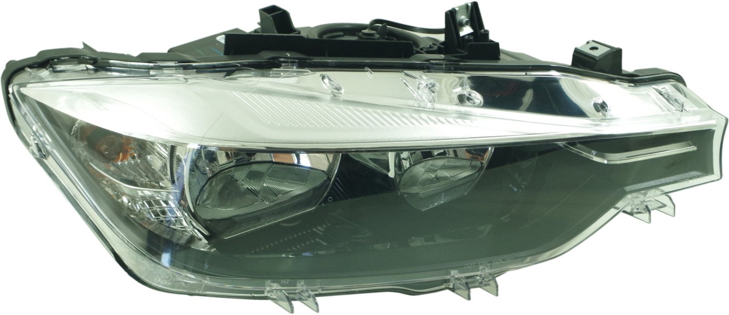 Driver and Passenger Side Headlights, with Bulbs, Halogen, For Models without HID Option