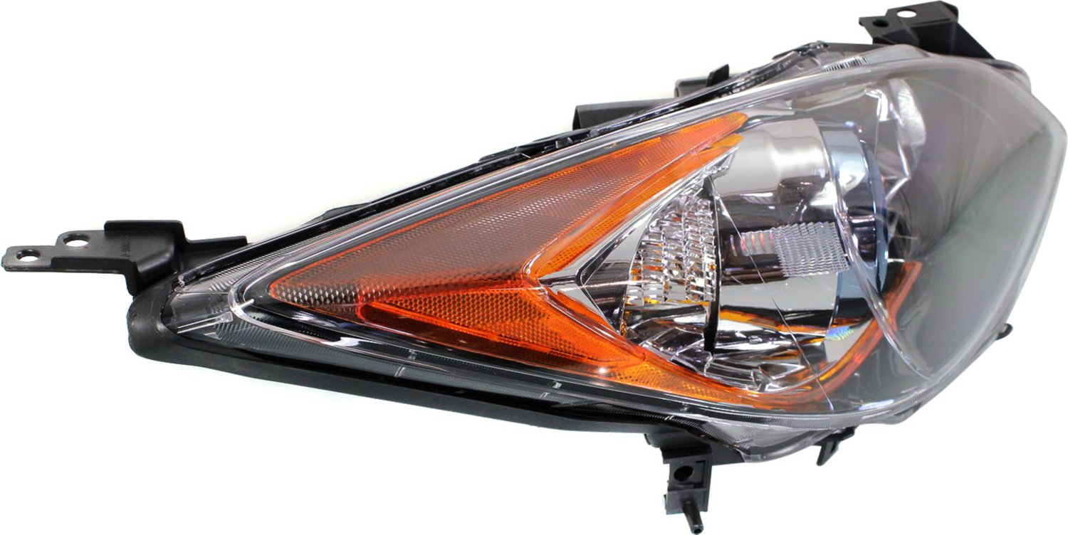 Driver and Passenger Side Headlights, with Bulbs, Halogen, Hatchback, 6-Speed