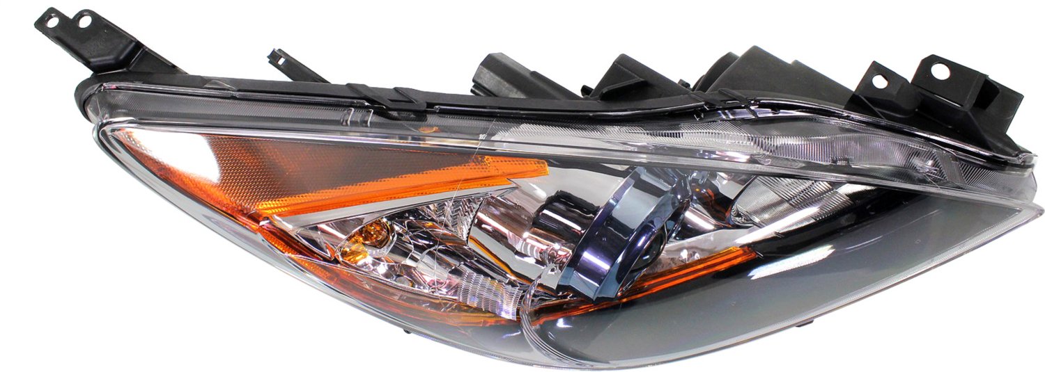 Driver and Passenger Side Headlights, with Bulbs, Halogen, Hatchback, 6-Speed