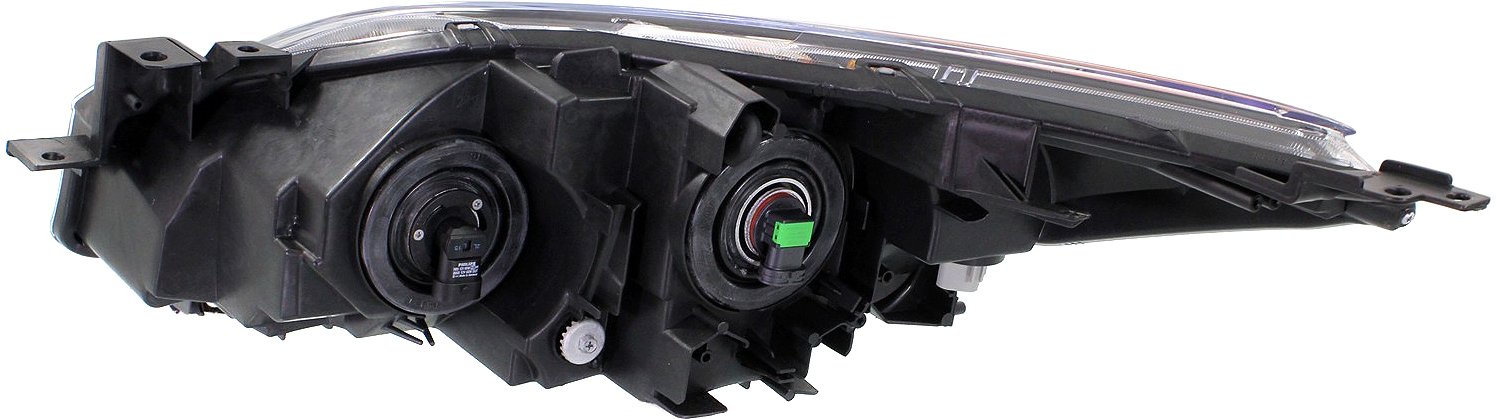 Driver and Passenger Side Headlights, with Bulbs, Halogen, Hatchback, 6-Speed