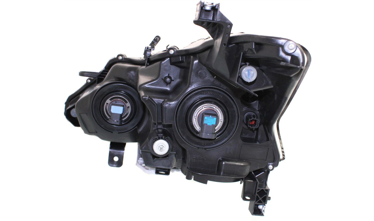 Driver and Passenger Side Headlights, with Bulbs, Halogen, Sedan