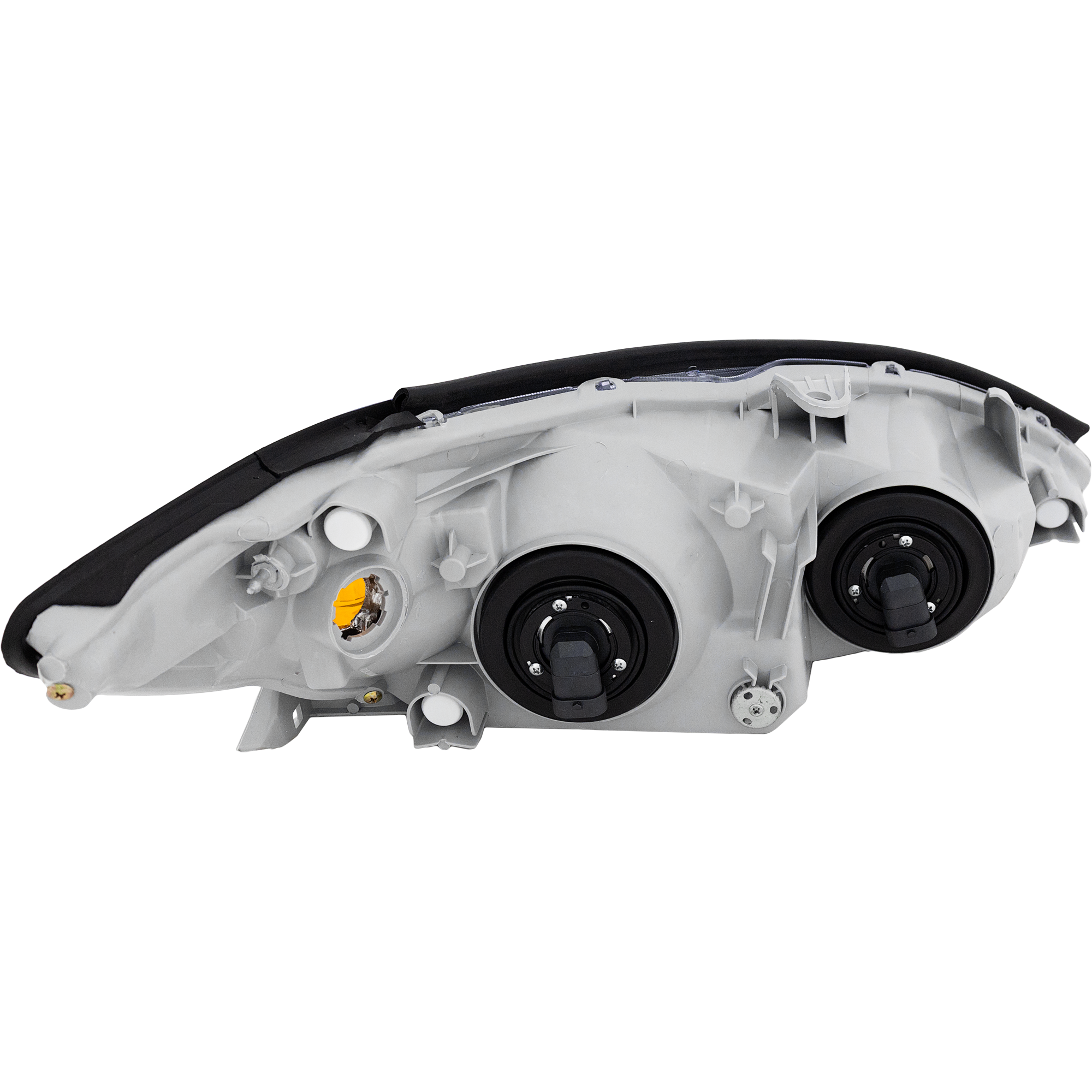 Driver and Passenger Side Headlights, with Bulbs, Halogen, Sedan