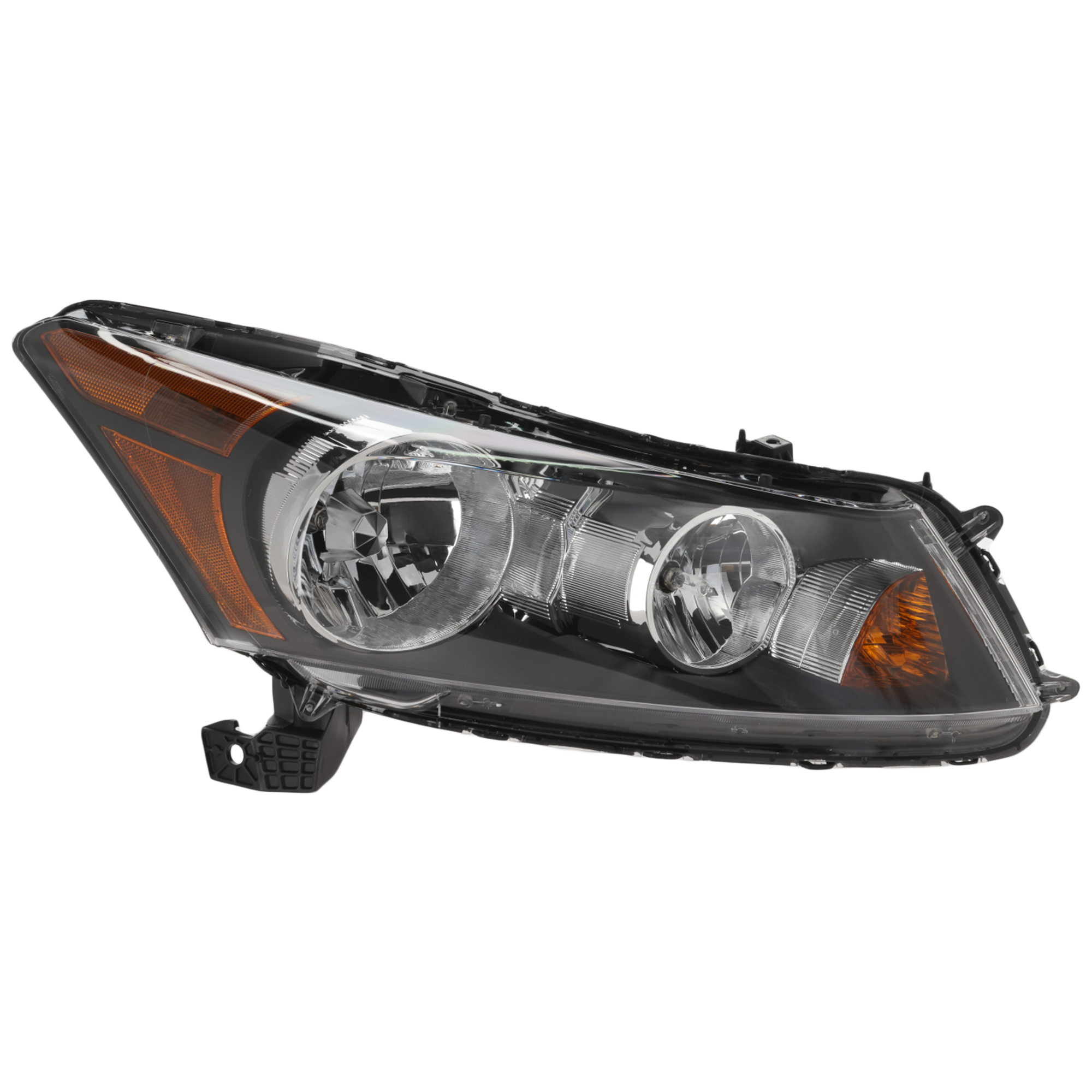 Driver and Passenger Side Headlights, with Bulbs, Halogen, Sedan