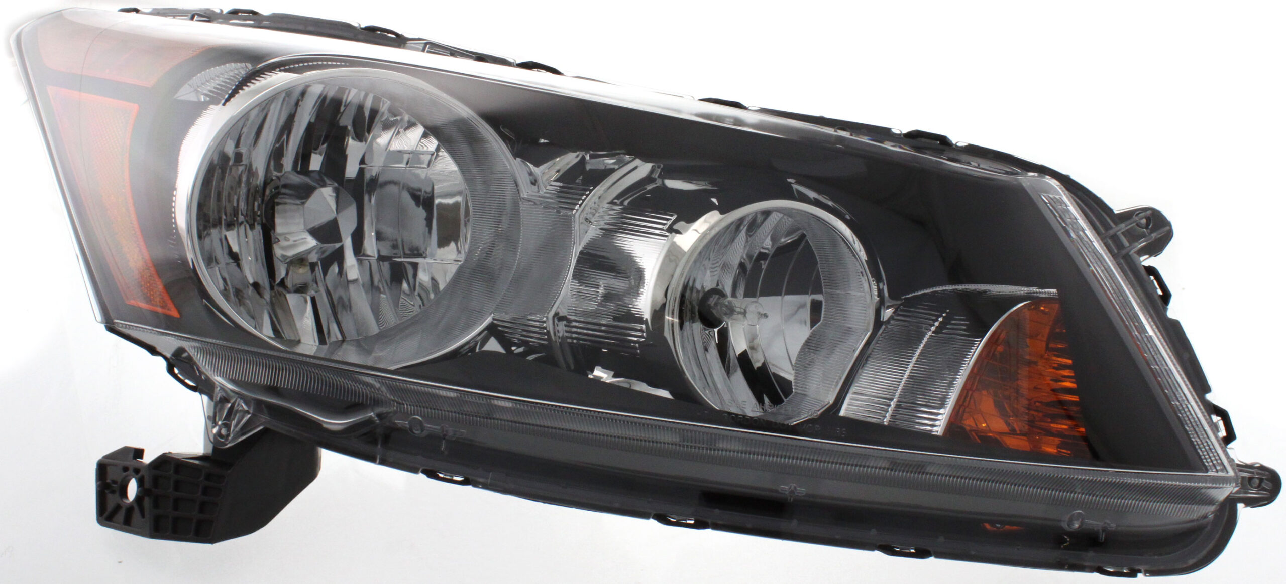 Driver and Passenger Side Headlights, with Bulbs, Halogen, Sedan, CAPA Certified