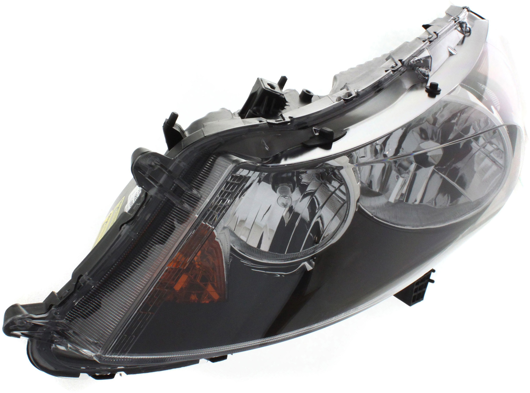 Driver and Passenger Side Headlights, with Bulbs, Halogen, Sedan, CAPA Certified