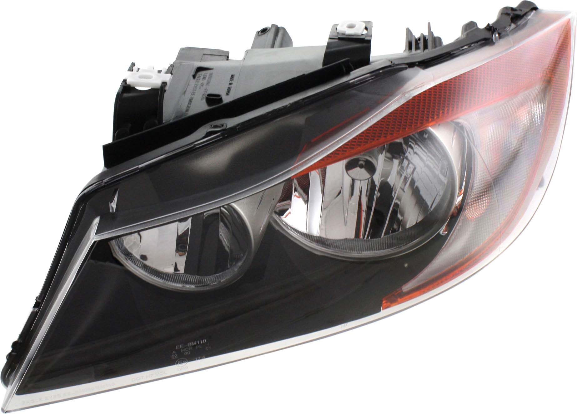 Driver and Passenger Side Headlights, with Bulbs, Halogen, Sedan/Wagon, E90/E91 Body