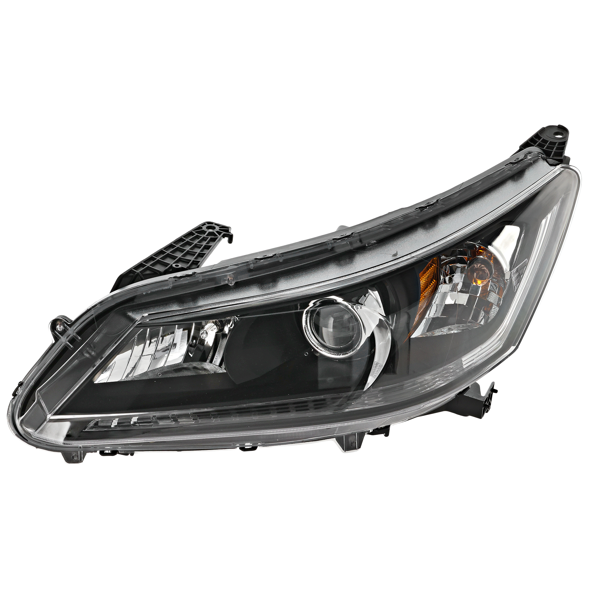 Driver and Passenger Side Headlights, with Bulbs, Halogen, Sedan, with 4 Cylinder Engine