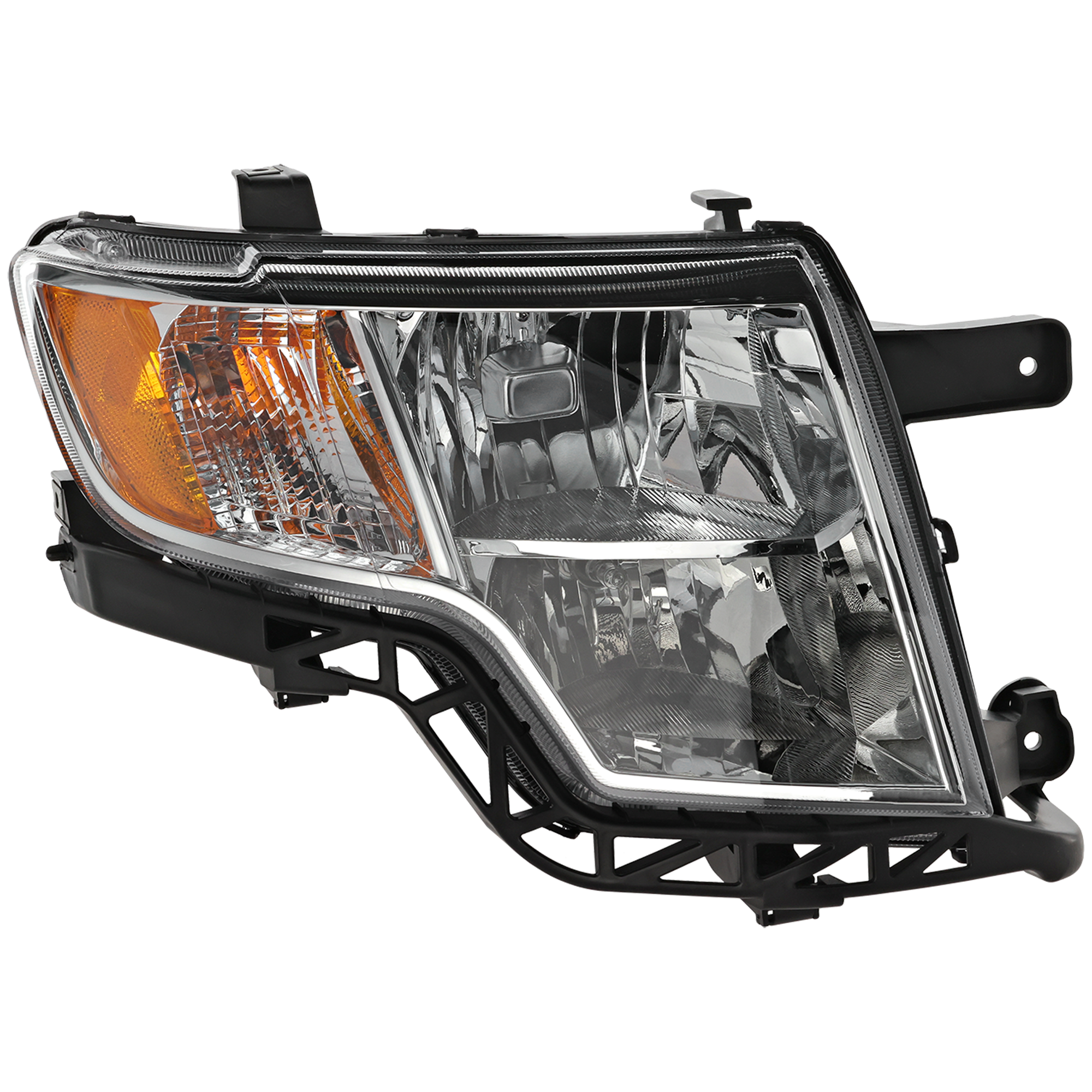 Driver and Passenger Side Headlights, with Bulbs, Halogen, Sport Utility, CAPA Certified