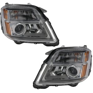 Driver and Passenger Side Headlights, with Bulbs, Halogen, Sport Utility