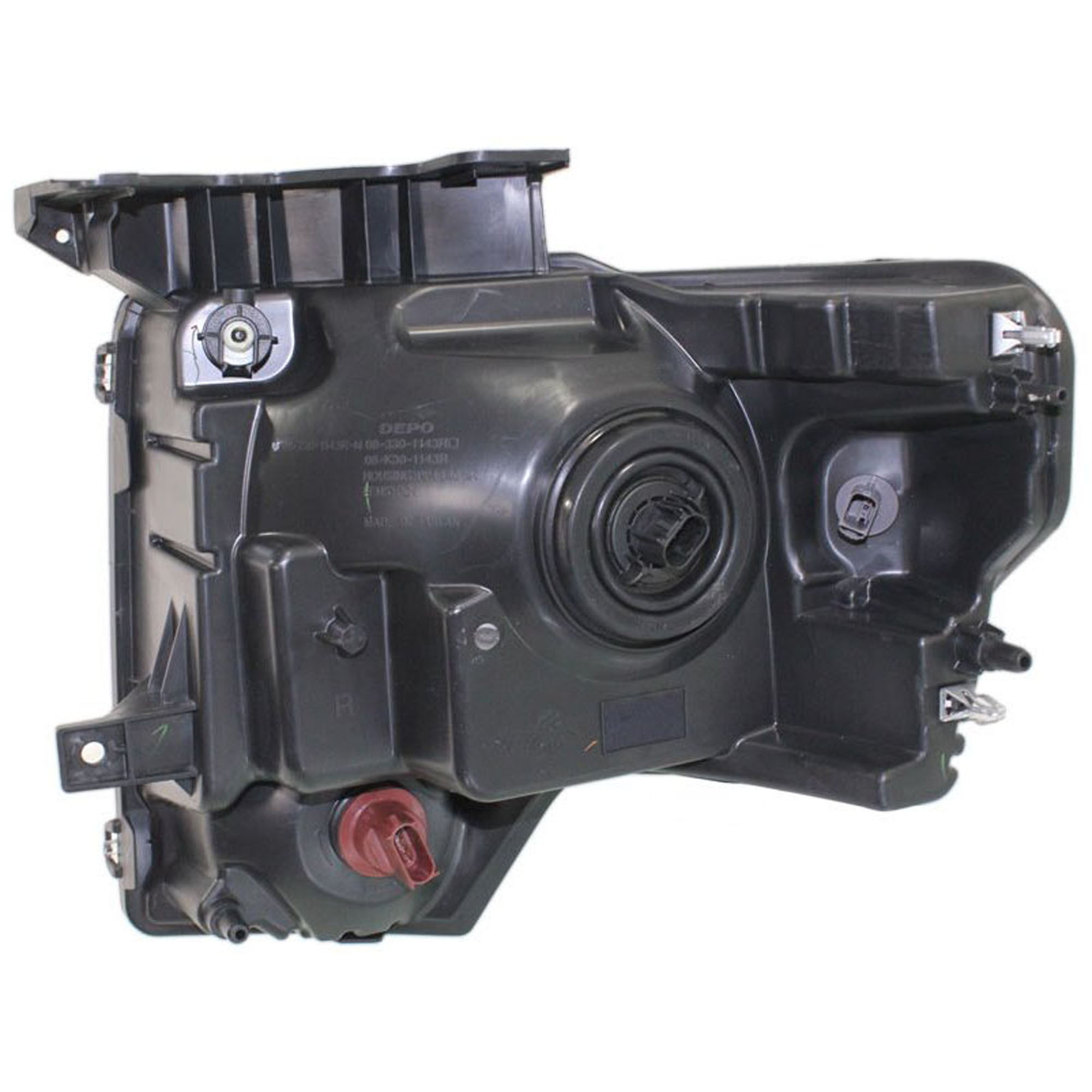 Driver and Passenger Side Headlights, with Bulbs, Halogen, with Chrome Trim
