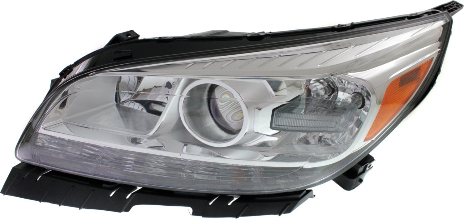 Driver and Passenger Side Headlights, with Bulbs, Halogen, with projector lamp