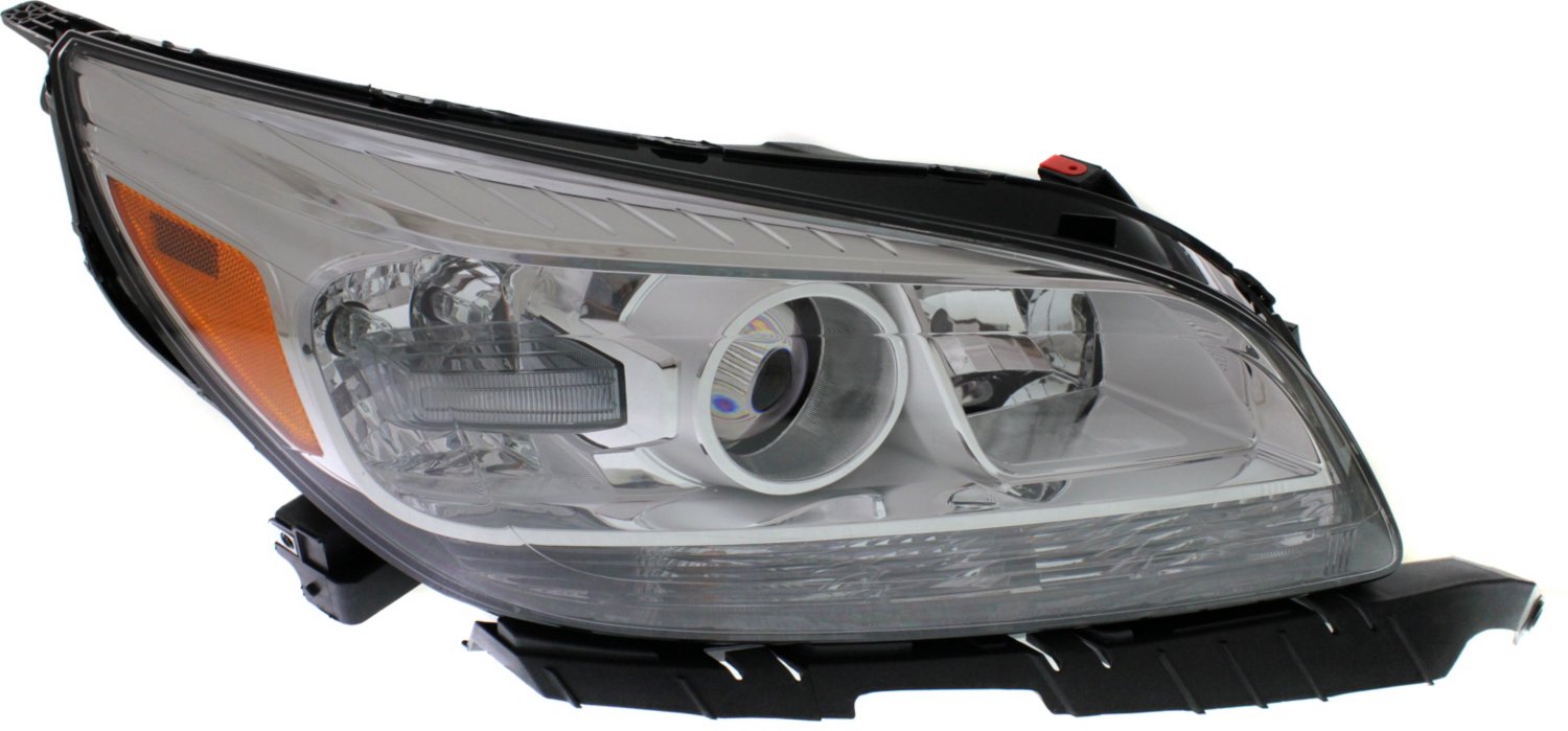 Driver and Passenger Side Headlights, with Bulbs, Halogen, with projector lamp