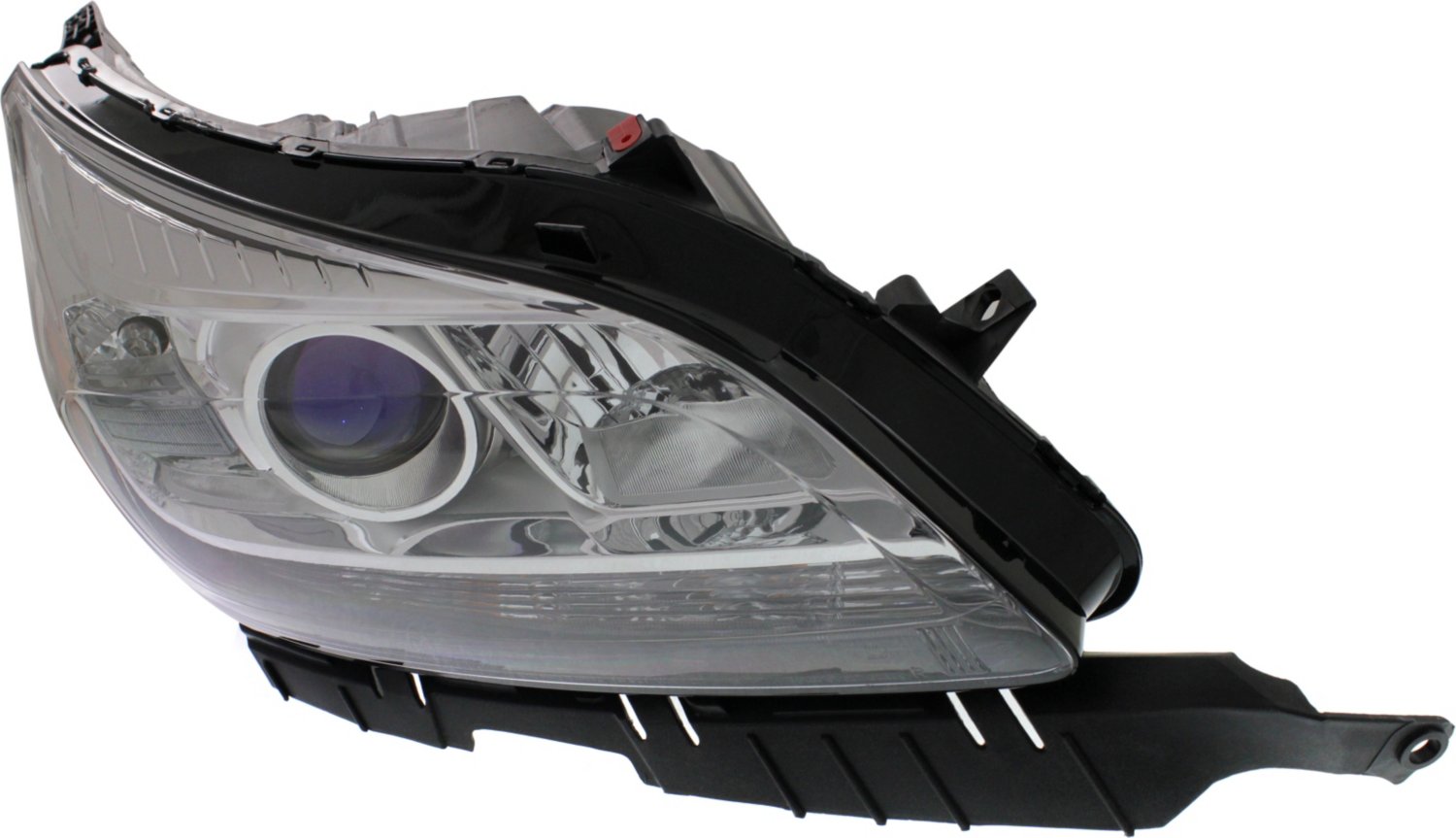 Driver and Passenger Side Headlights, with Bulbs, Halogen, with projector lamp
