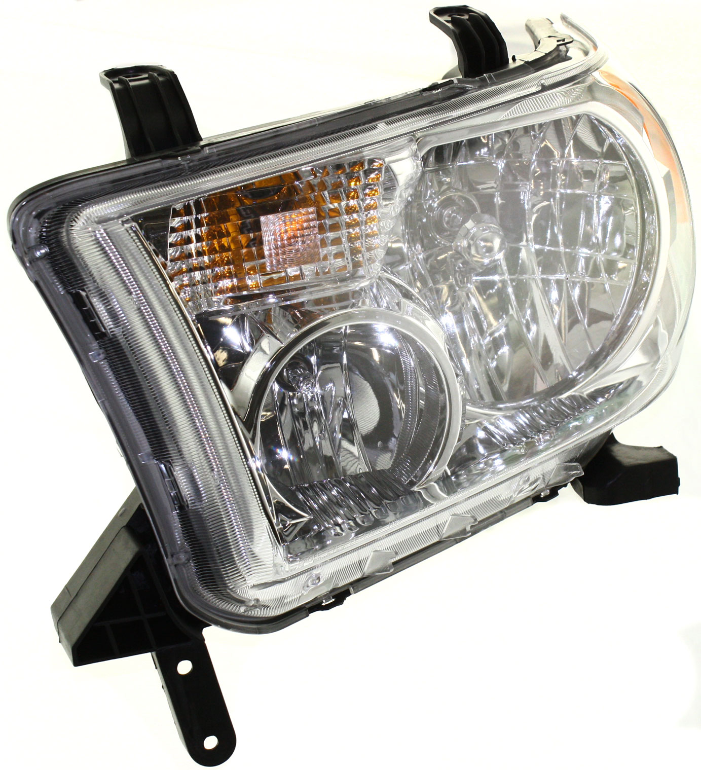 Driver and Passenger Side Headlights, with Bulbs, Halogen, Without leveling system