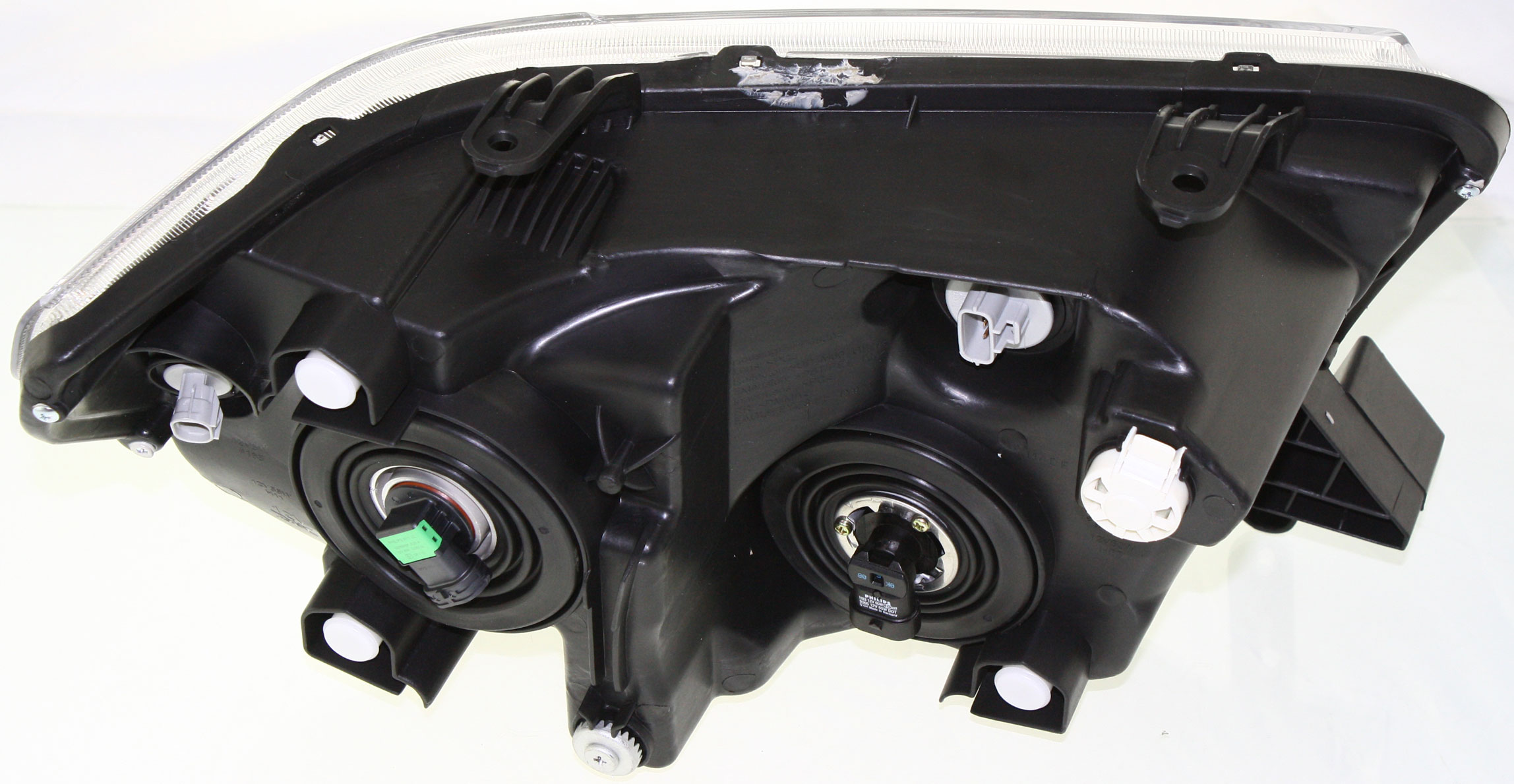Driver and Passenger Side Headlights, with Bulbs, Halogen, Without leveling system