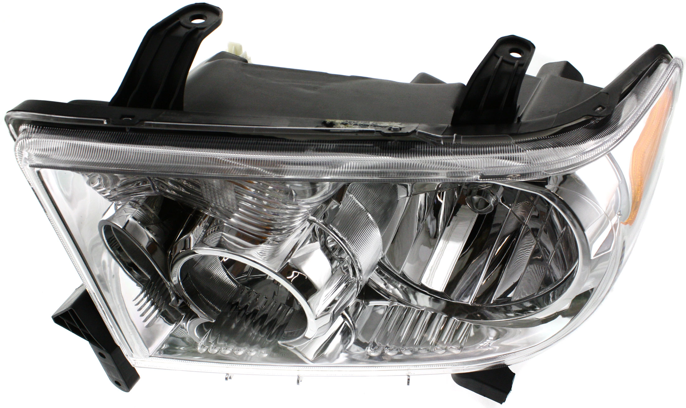 Driver and Passenger Side Headlights, with Bulbs, Halogen, Without leveling system