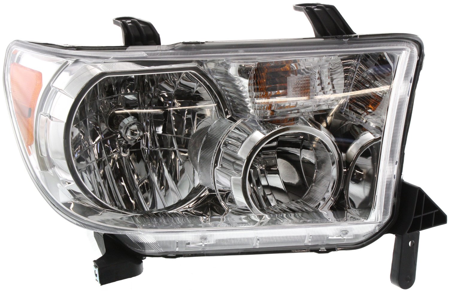 Driver and Passenger Side Headlights, with Bulbs, Halogen, Without leveling system