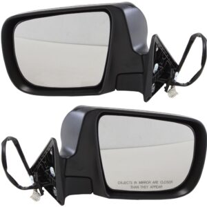 Driver and Passenger Side Mirrors, Power Adjust, Manual Folding, Heated, Paintable, In-housing Signal Light, No Memory, No Puddle Light, No Auto-Dimming, No Blind Spot Feature