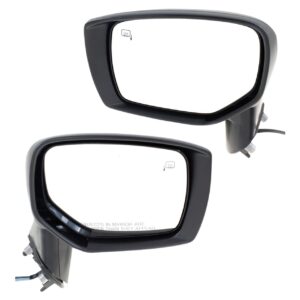 Driver and Passenger Side Mirrors, Power Adjust, Manual Folding, Heated, Paintable, In-housing Signal Light, No Memory, No Puddle Light, No Auto-Dimming, No Blind Spot Feature