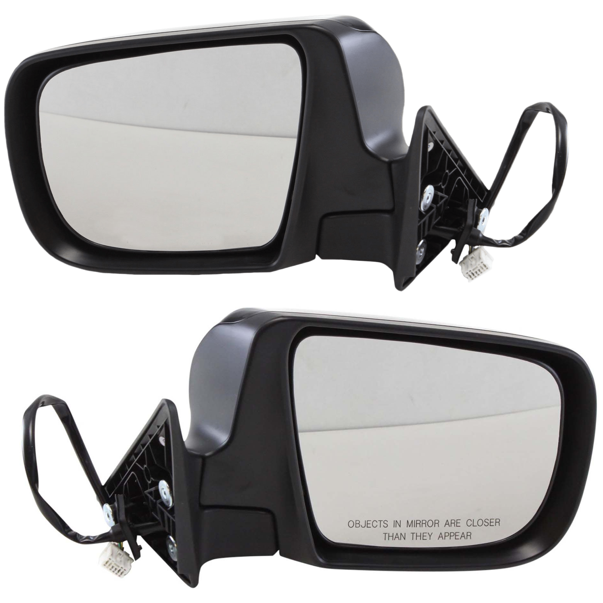 Driver and Passenger Side Mirrors, Power Adjust, Manual Folding, Heated, Paintable, In-housing Signal Light, No Memory, No Puddle Light, No Auto-Dimming, No Blind Spot Feature