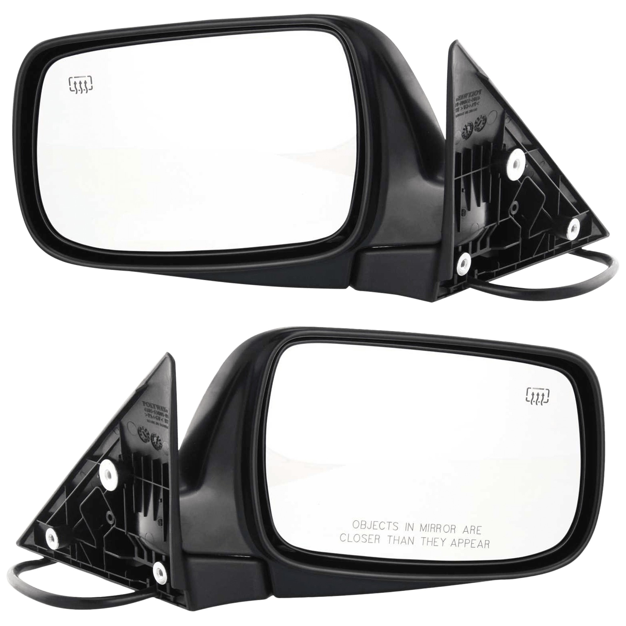 Driver and Passenger Side Mirrors, Power Adjust, Manual Folding, Heated, Paintable, No Signal Light, No Memory, No Puddle Light, No Auto-Dimming, No Blind Spot Feature