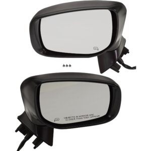Driver and Passenger Side Mirrors, Power Adjust, Manual Folding, Heated, Paintable, No Signal Light, No Memory, No Puddle Light, No Auto-Dimming, No Blind Spot Feature