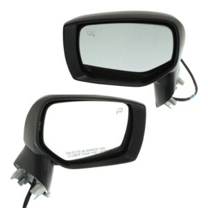 Driver and Passenger Side Mirrors, Power Adjust, Manual Folding, Heated, Paintable, No Signal Light, No Memory, No Puddle Light, No Auto-Dimming, No Blind Spot Feature