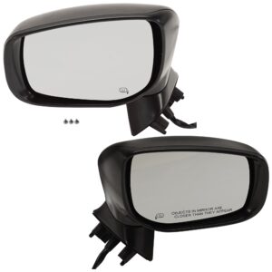 Driver and Passenger Side Mirrors, Power Adjust, Manual Folding, Heated, Paintable, No Signal Light, No Memory, No Puddle Light, No Auto-Dimming, No Blind Spot Feature