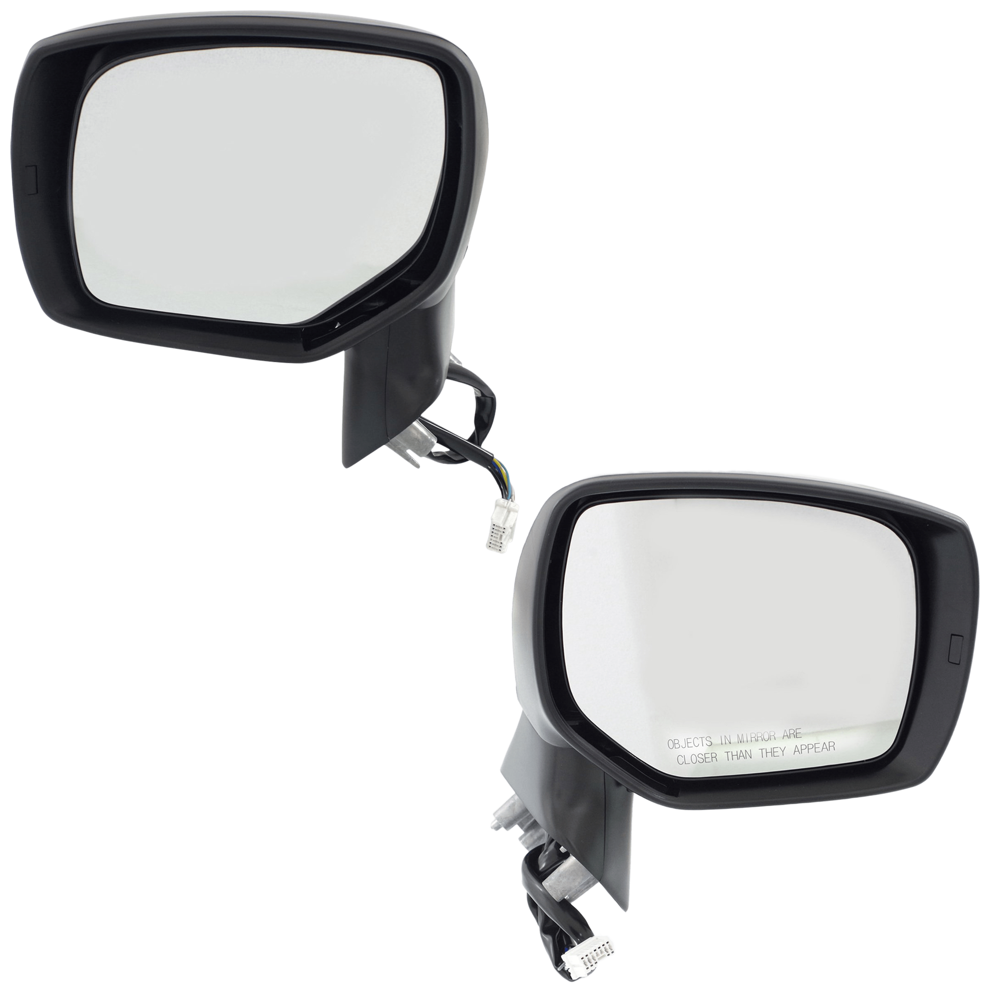 Driver and Passenger Side Mirrors, Power Adjust, Manual Folding, Heated, Paintable, In-housing Signal Light, No Memory, No Puddle Light, No Auto-Dimming, No Blind Spot Feature