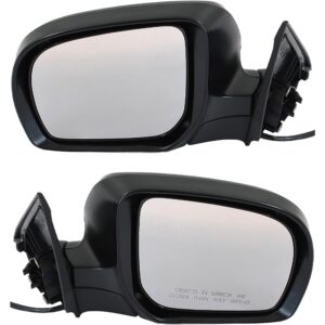 Driver and Passenger Side Mirrors, Power Adjust, Manual Folding, Heated, Paintable, No Signal Light, No Memory, No Puddle Light, No Auto-Dimming, No Blind Spot Feature