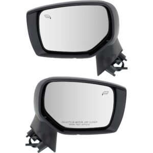Driver and Passenger Side Mirrors, Power Adjust, Manual Folding, Heated, Paintable, No Signal Light, No Memory, No Puddle Light, No Auto-Dimming, No Blind Spot Feature