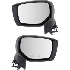 Driver and Passenger Side Mirrors, Power Adjust, Manual Folding, Heated, Paintable, In-housing Signal Light, No Memory, No Puddle Light, No Auto-Dimming, No Blind Spot Feature