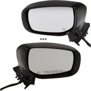 Driver and Passenger Side Mirrors, Power Adjust, Manual Folding, Heated, Paintable, No Signal Light, No Memory, No Puddle Light, No Auto-Dimming, No Blind Spot Feature