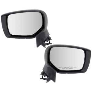 Driver and Passenger Side Mirrors, Power Adjust, Manual Folding, Heated, Paintable, In-housing Signal Light, No Memory, No Puddle Light, No Auto-Dimming, No Blind Spot Feature